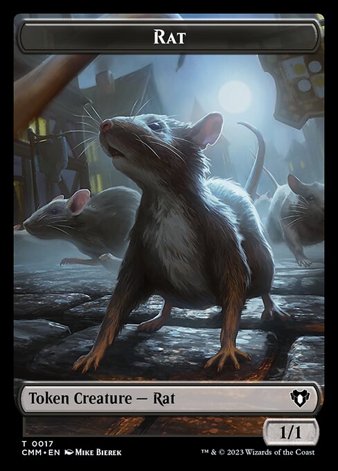 City's Blessing // Rat Double-Sided Token [Commander Masters Tokens] - Magic: The Gathering - Card Brawlers | Quebec | Canada |