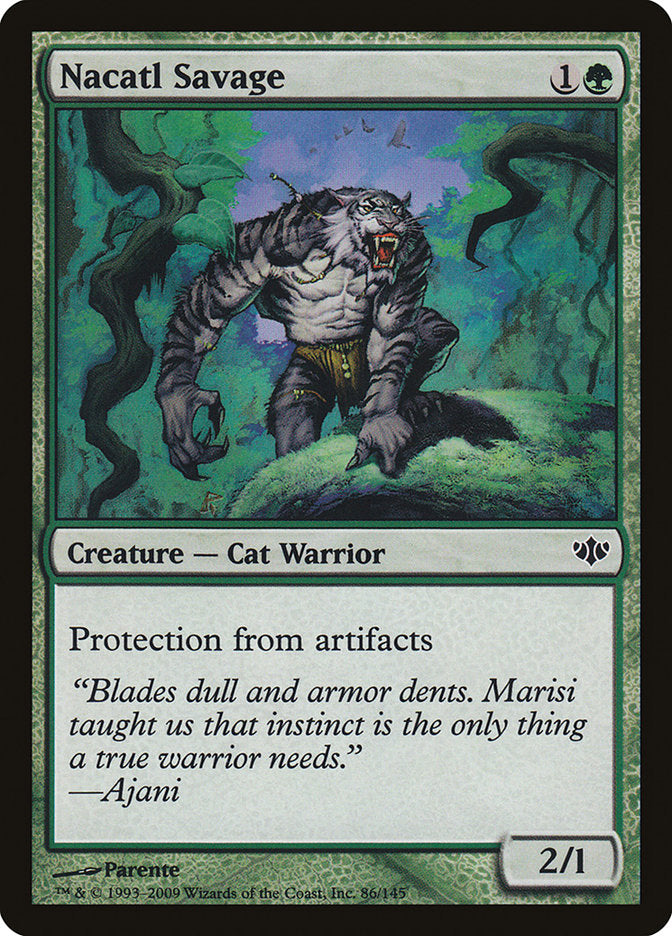 Nacatl Savage [Conflux] - Magic: The Gathering - Card Brawlers | Quebec | Canada |