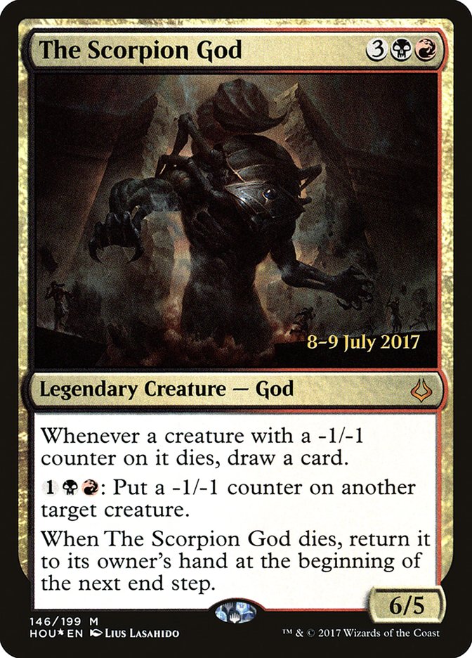 The Scorpion God [Hour of Devastation Prerelease Promos] - Magic: The Gathering - Card Brawlers | Quebec | Canada |