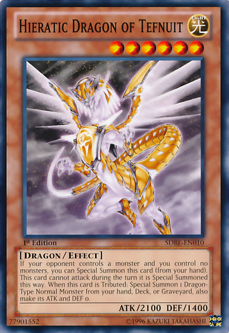 Hieratic Dragon of Tefnuit [SDBE-EN010] Common - Yu-Gi-Oh! - Card Brawlers | Quebec | Canada |