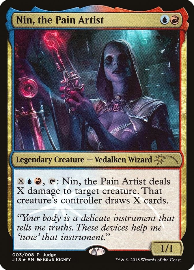 Nin, the Pain Artist [Judge Gift Cards 2018] - Magic: The Gathering - Card Brawlers | Quebec | Canada |