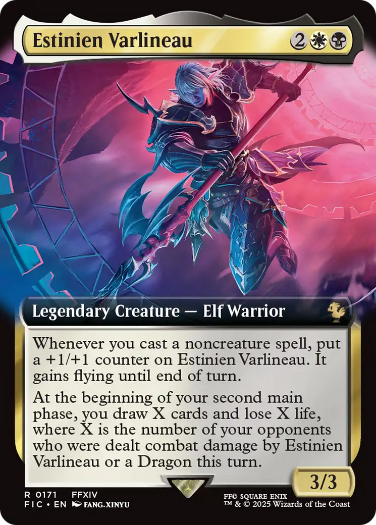 Estinien Varlineau (Extended Art) [FINAL FANTASY Commander] - Magic: The Gathering - Card Brawlers | Quebec | Canada |