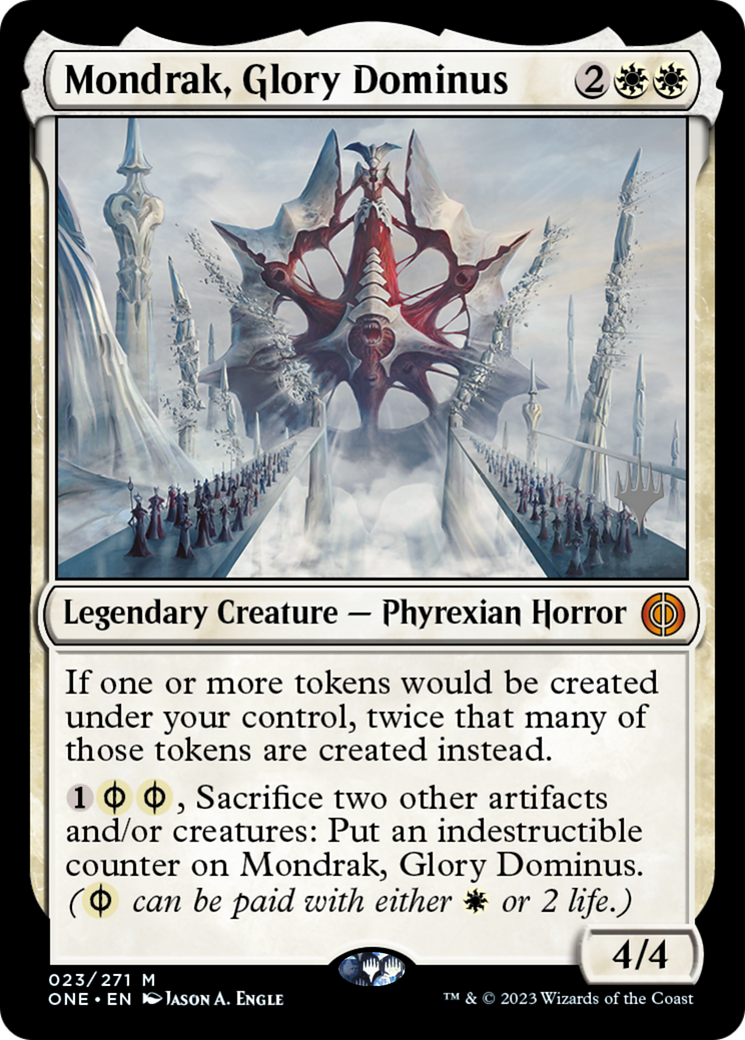 Mondrak, Glory Dominus (Promo Pack) [Phyrexia: All Will Be One Promos] - Magic: The Gathering - Card Brawlers | Quebec | Canada |