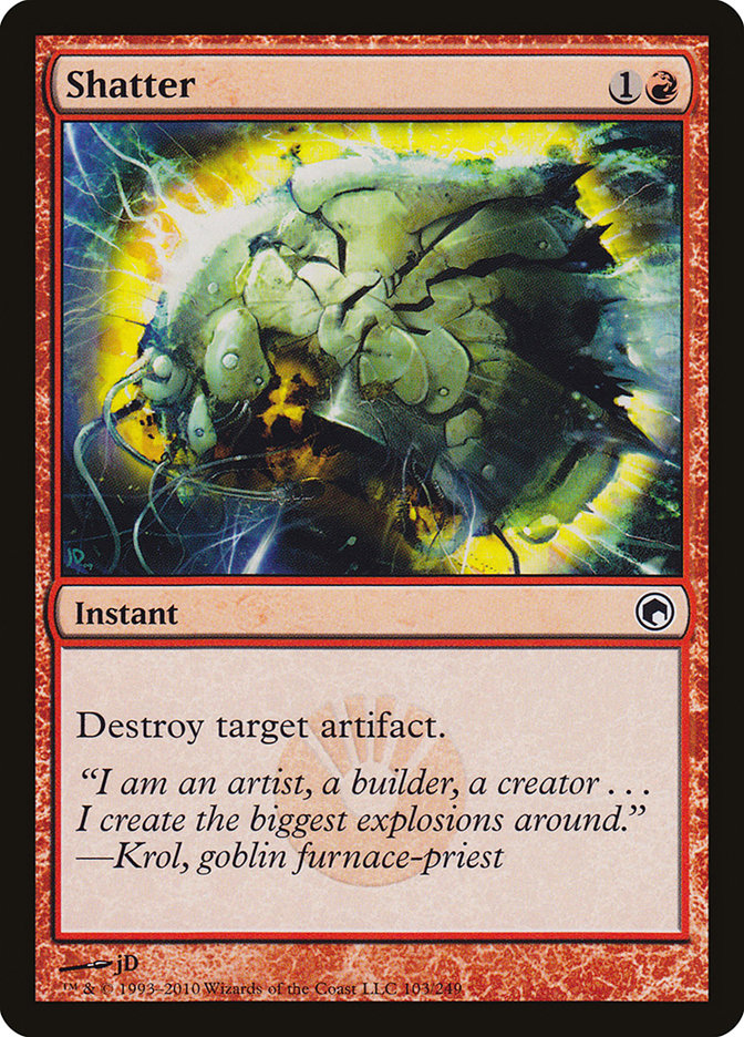 Shatter [Scars of Mirrodin] - Magic: The Gathering - Card Brawlers | Quebec | Canada |