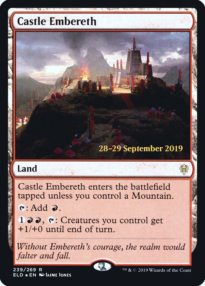 Castle Embereth [Throne of Eldraine Prerelease Promos] - Magic: The Gathering - Card Brawlers | Quebec | Canada |