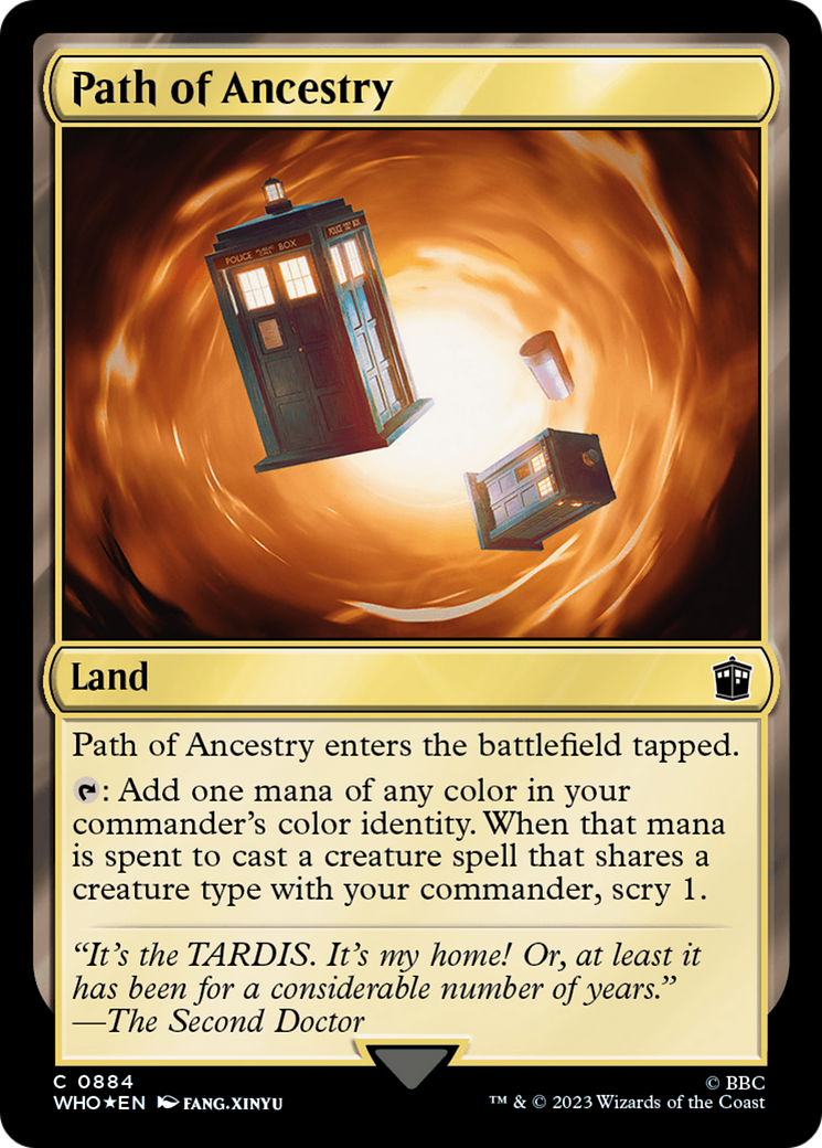 Path of Ancestry (Surge Foil) [Doctor Who] - Magic: The Gathering - Card Brawlers | Quebec | Canada |