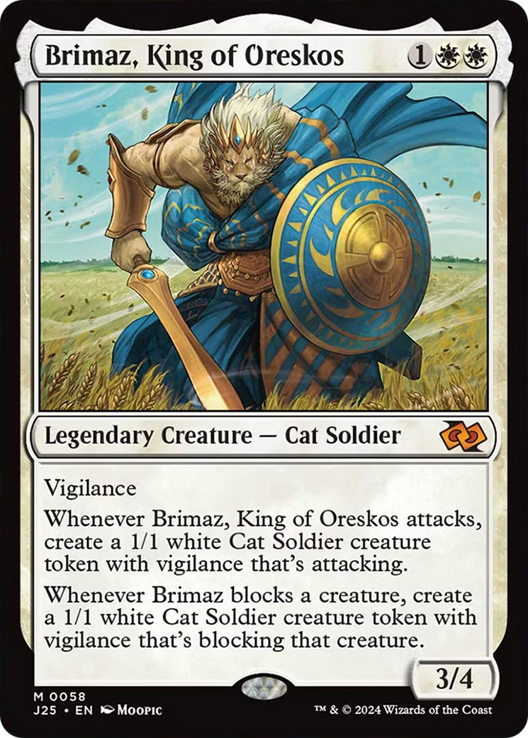 Brimaz, King of Oreskos (Anime) [Foundations Jumpstart] - Magic: The Gathering - Card Brawlers | Quebec | Canada |