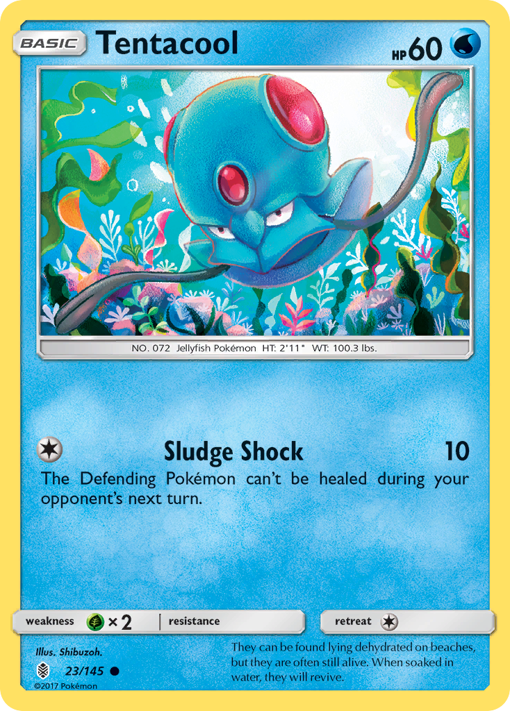 Tentacool (23/145) [Sun & Moon: Guardians Rising] - Pokémon - Card Brawlers | Quebec | Canada |