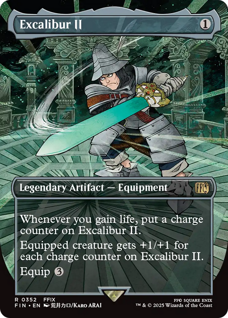 Excalibur II (Borderless) [FINAL FANTASY] - Magic: The Gathering - Card Brawlers | Quebec | Canada |