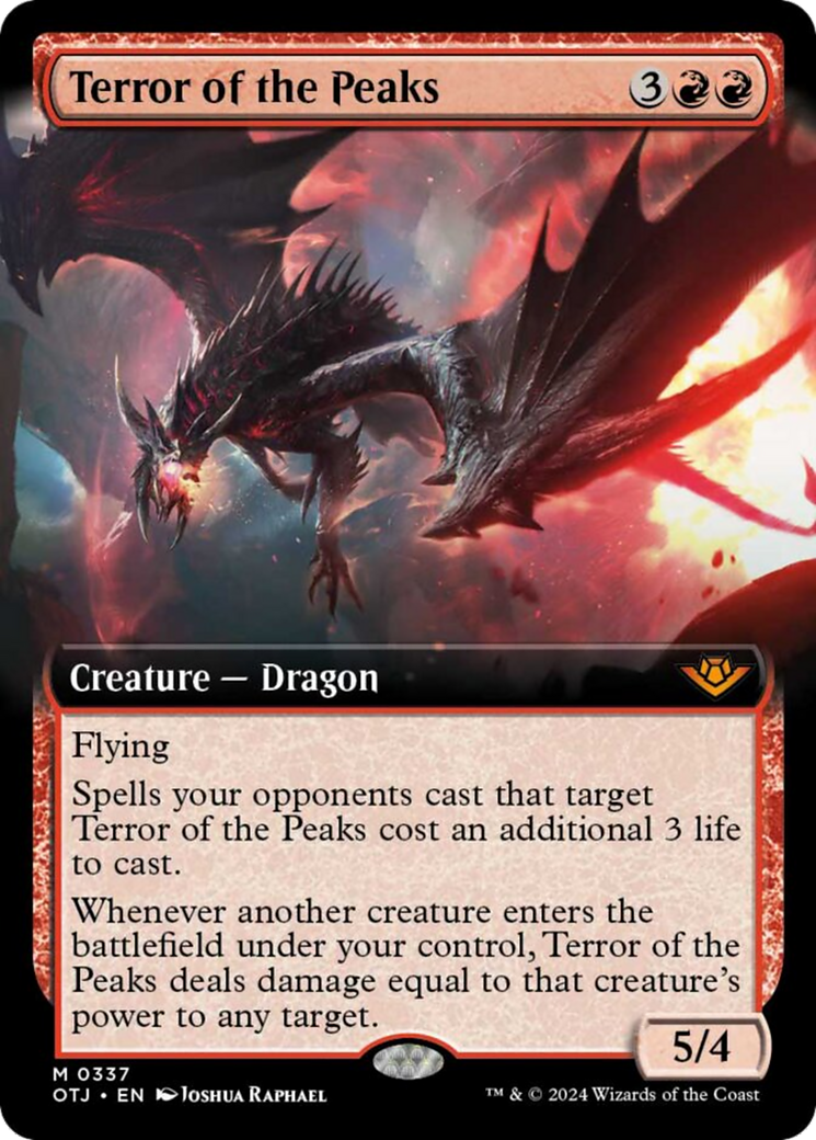 Terror of the Peaks (Extended Art) [Outlaws of Thunder Junction] - Magic: The Gathering - Card Brawlers | Quebec | Canada |