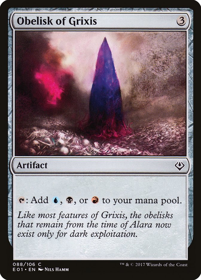 Obelisk of Grixis [Archenemy: Nicol Bolas] - Magic: The Gathering - Card Brawlers | Quebec | Canada |