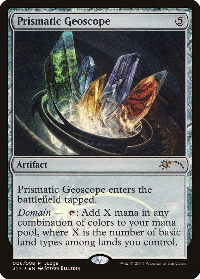 Prismatic Geoscope [Judge Gift Cards 2017] - Magic: The Gathering - Card Brawlers | Quebec | Canada |