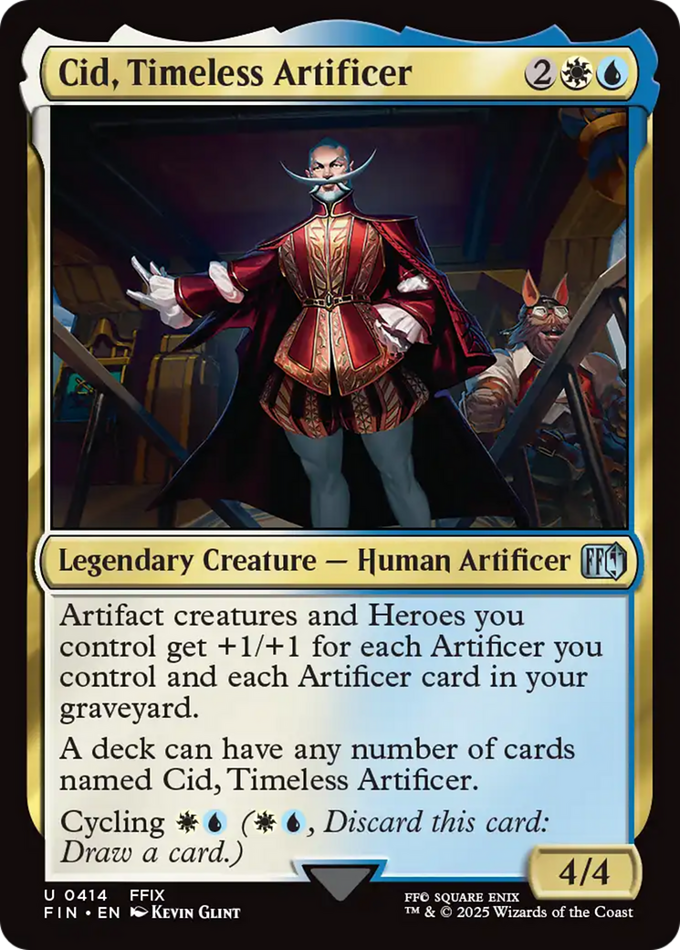 Cid, Timeless Artificer (0414) [FINAL FANTASY] - Magic: The Gathering - Card Brawlers | Quebec | Canada |
