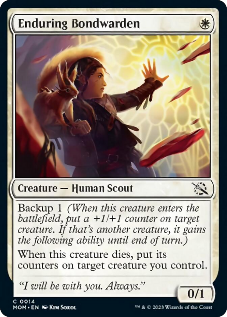 Enduring Bondwarden [March of the Machine] - Magic: The Gathering - Card Brawlers | Quebec | Canada |