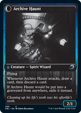 Overwhelmed Archivist // Archive Haunt [Innistrad: Double Feature] - Magic: The Gathering - Card Brawlers | Quebec | Canada |