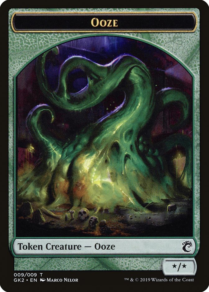 Ooze // Frog Lizard Double-Sided Token [Ravnica Allegiance Guild Kit Tokens] - Magic: The Gathering - Card Brawlers | Quebec | Canada |