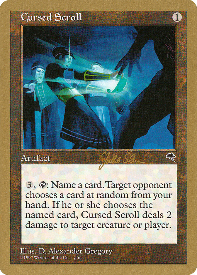 Cursed Scroll (Jakub Slemr) [World Championship Decks 1999] - Magic: The Gathering - Card Brawlers | Quebec | Canada |