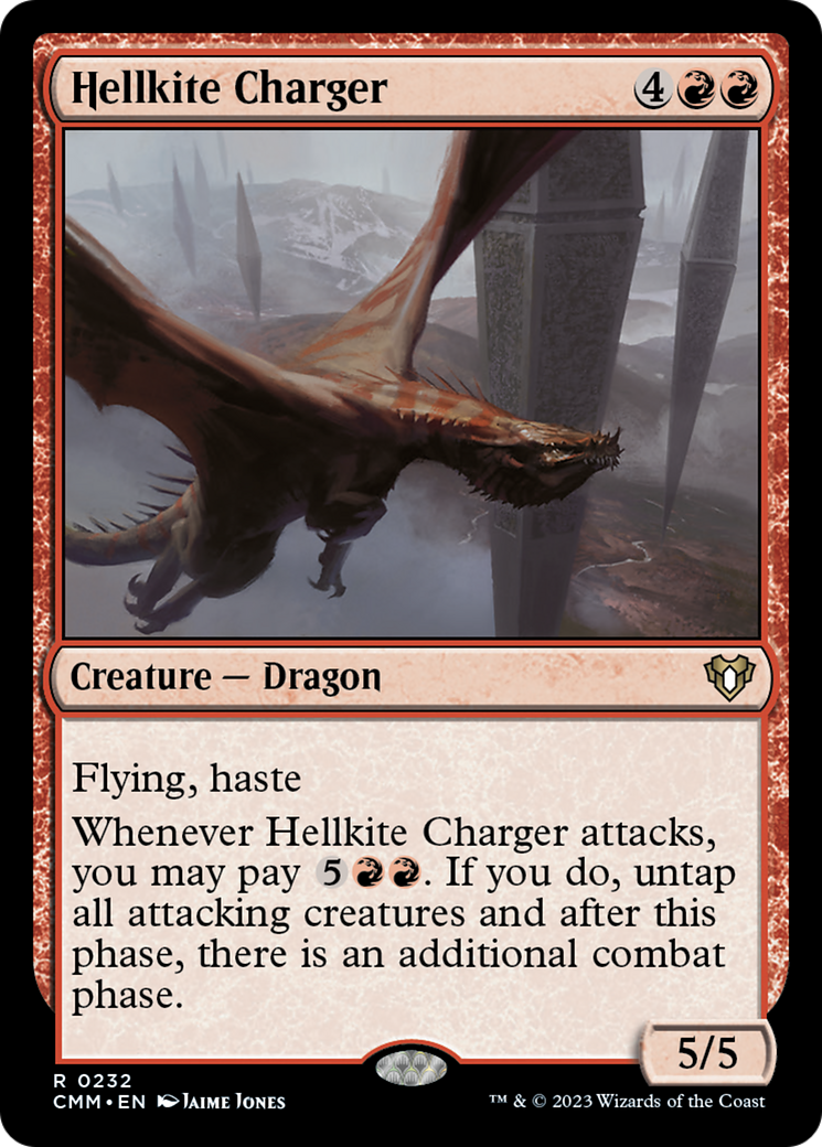 Hellkite Charger (Foil Etched) [Commander Masters] - Magic: The Gathering - Card Brawlers | Quebec | Canada |