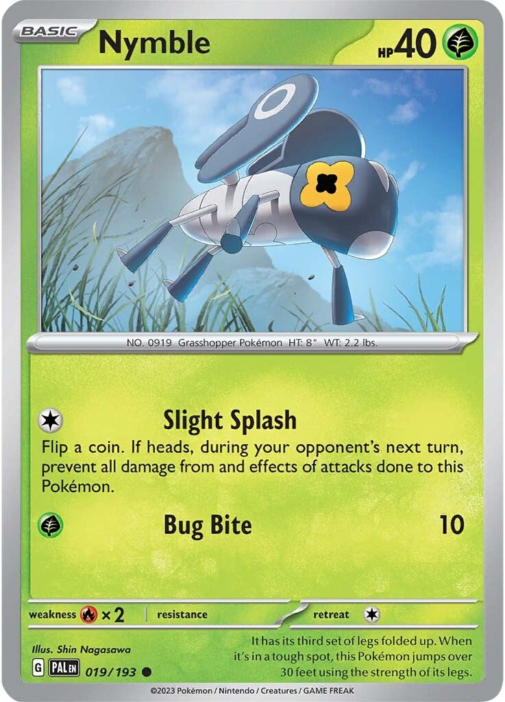 Nymble (019/193) [Scarlet & Violet: Paldea Evolved] - Pokémon - Card Brawlers | Quebec | Canada |