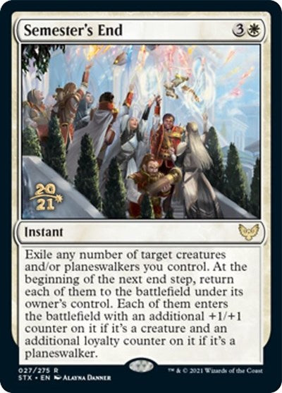 Semester's End [Strixhaven: School of Mages Prerelease Promos] - Magic: The Gathering - Card Brawlers | Quebec | Canada |
