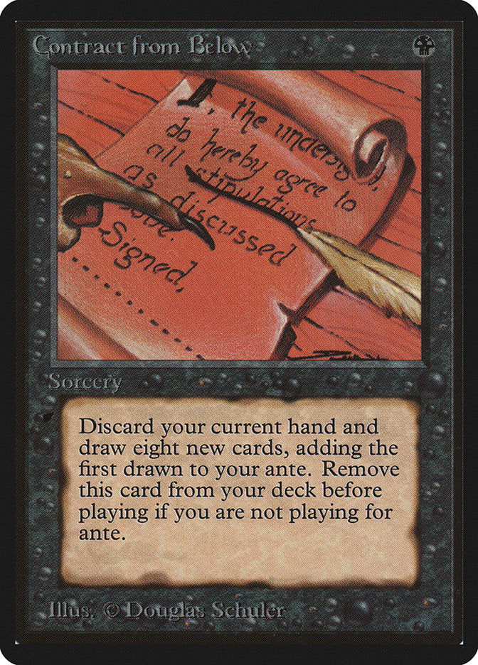 Contract from Below [Beta Edition] - Magic: The Gathering - Card Brawlers | Quebec | Canada |