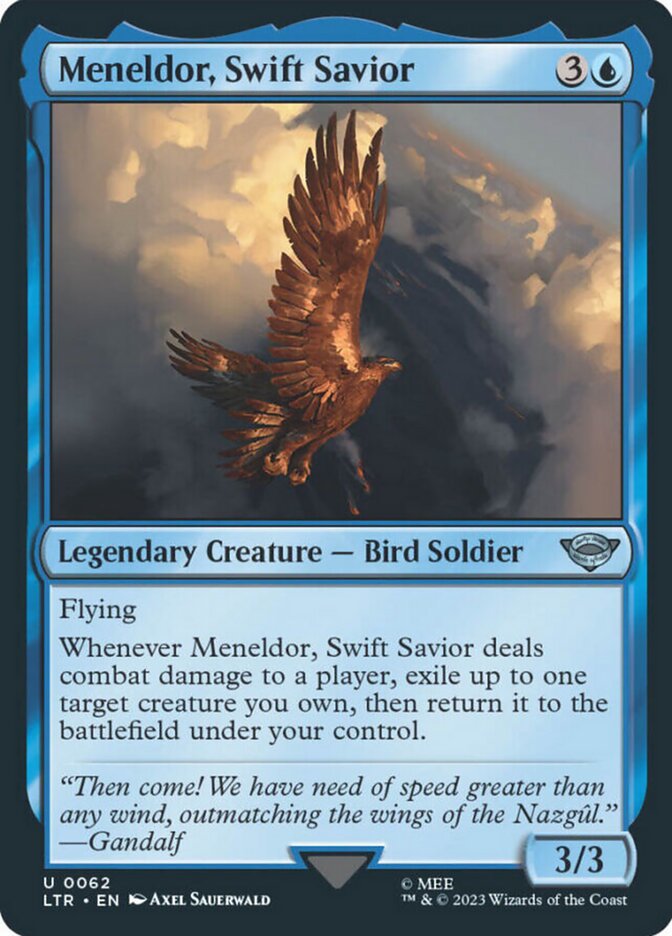 Meneldor, Swift Savior [The Lord of the Rings: Tales of Middle-Earth] - Magic: The Gathering - Card Brawlers | Quebec | Canada |