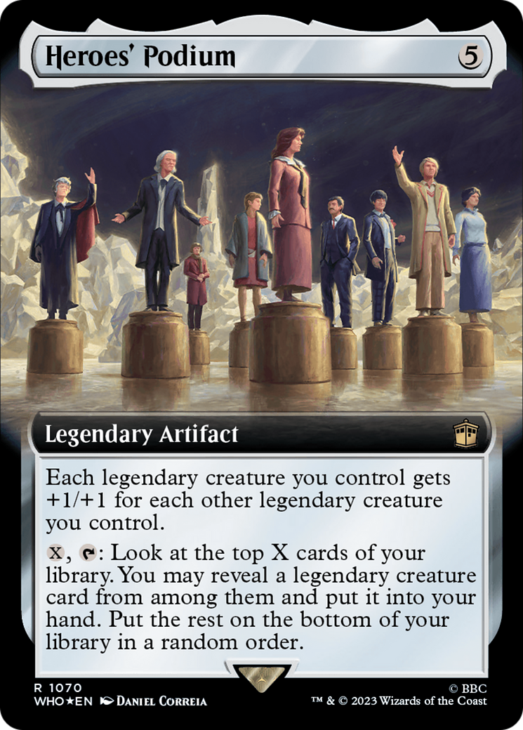 Heroes' Podium (Extended Art) (Surge Foil) [Doctor Who] - Magic: The Gathering - Card Brawlers | Quebec | Canada |