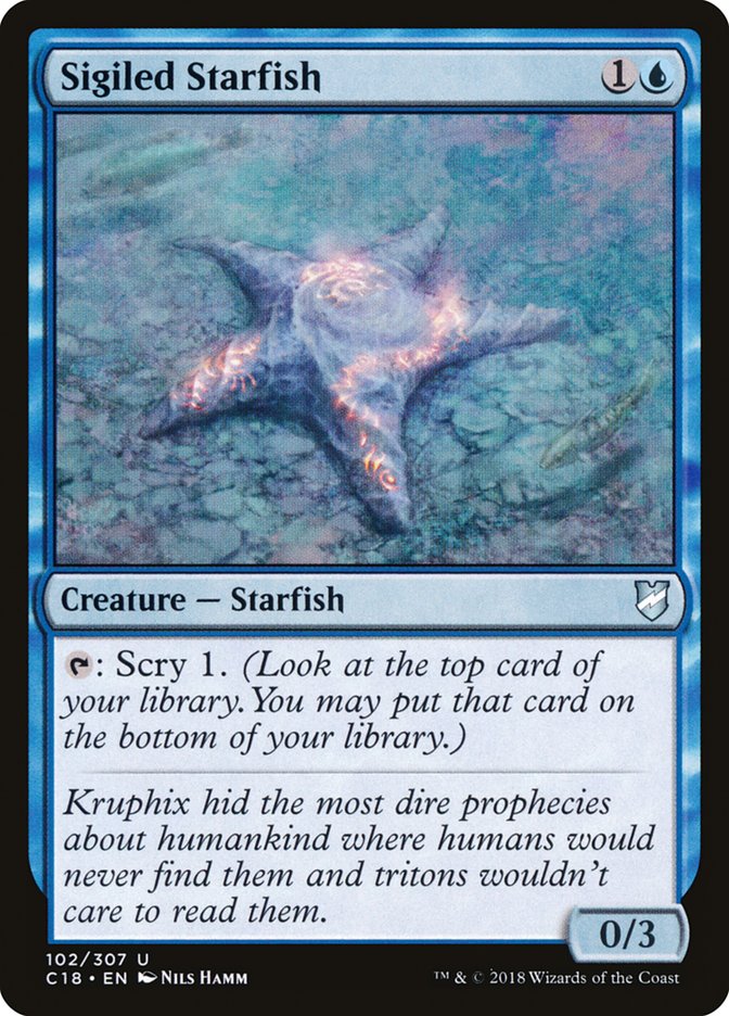 Sigiled Starfish [Commander 2018] - Magic: The Gathering - Card Brawlers | Quebec | Canada |