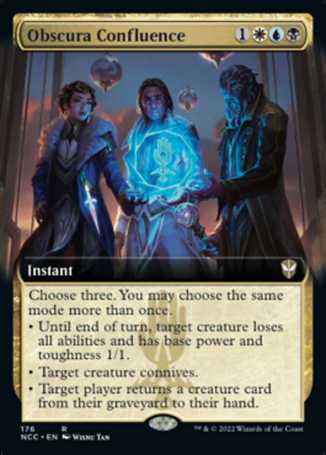 Obscura Confluence (Extended Art) [Streets of New Capenna Commander] - Magic: The Gathering - Card Brawlers | Quebec | Canada |