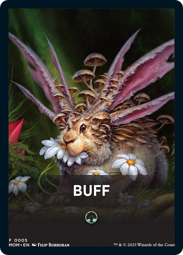 Buff Theme Card [March of the Machine Tokens] - Magic: The Gathering - Card Brawlers | Quebec | Canada |