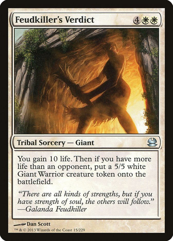 Feudkiller's Verdict [Modern Masters] - Magic: The Gathering - Card Brawlers | Quebec | Canada |