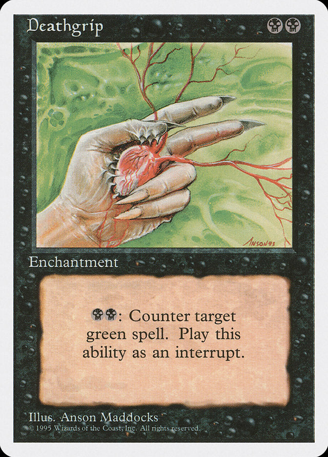 Deathgrip [Fourth Edition] - Magic: The Gathering - Card Brawlers | Quebec | Canada |