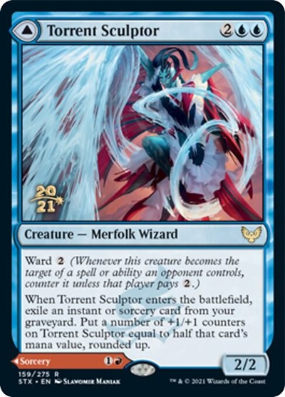 Torrent Sculptor // Flamethrower Sonata [Strixhaven: School of Mages Prerelease Promos] - Magic: The Gathering - Card Brawlers | Quebec | Canada |