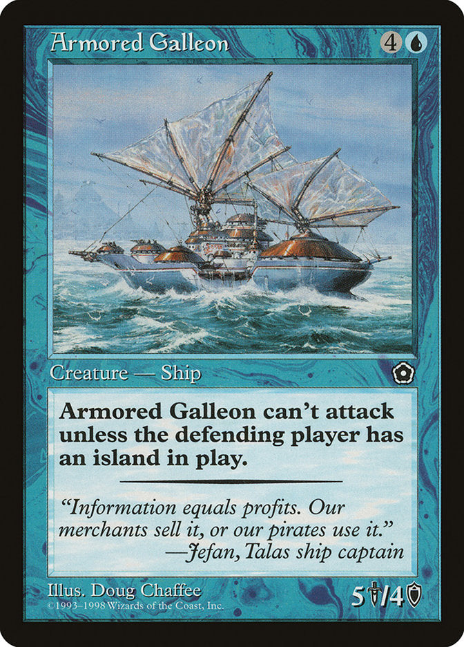 Armored Galleon [Portal Second Age] - Magic: The Gathering - Card Brawlers | Quebec | Canada |