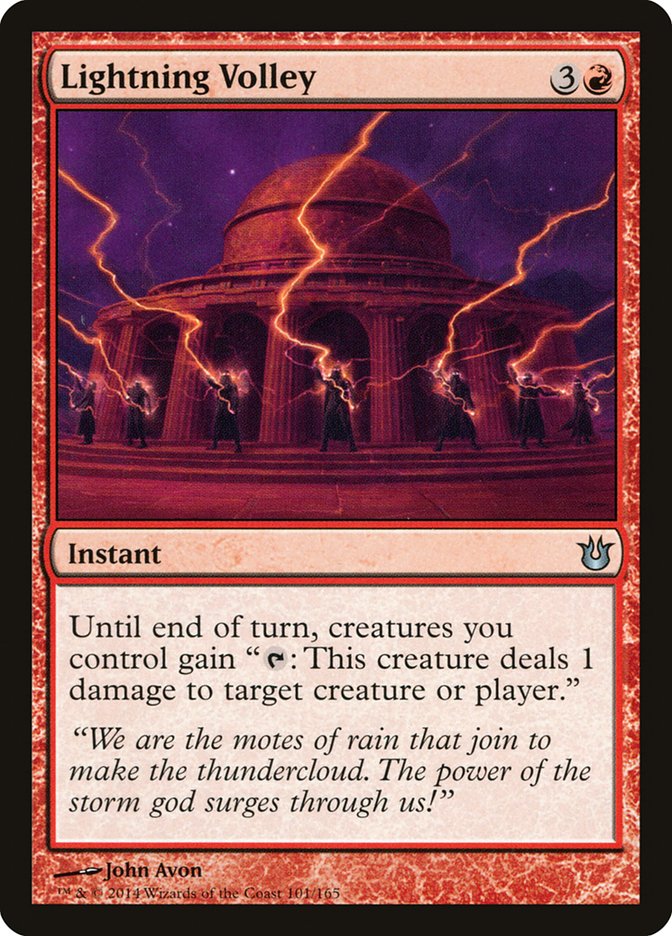 Lightning Volley [Born of the Gods] - Magic: The Gathering - Card Brawlers | Quebec | Canada |