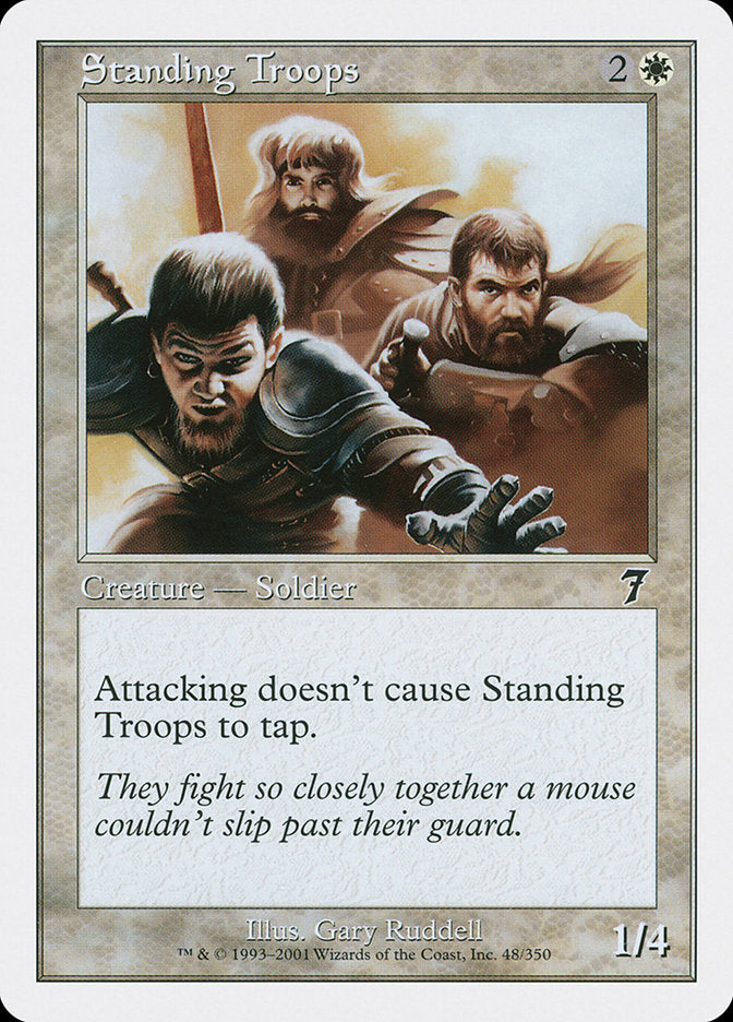 Standing Troops [Seventh Edition] - Magic: The Gathering - Card Brawlers | Quebec | Canada |