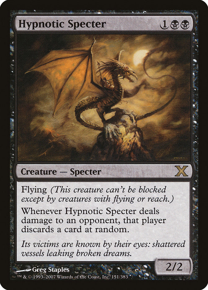 Hypnotic Specter [Tenth Edition] - Magic: The Gathering - Card Brawlers | Quebec | Canada |