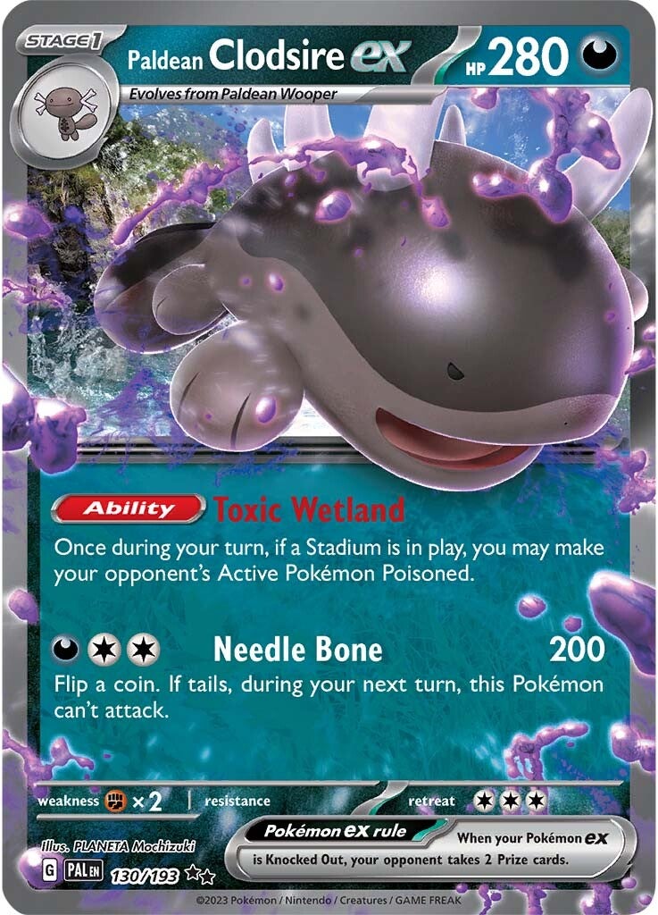 Paldean Clodsire ex (130/193) [Scarlet & Violet: Paldea Evolved] - Pokémon - Card Brawlers | Quebec | Canada |