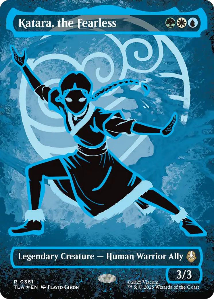 Katara, the Fearless (Borderless Battle Pose) [Avatar: The Last Airbender] - Magic: The Gathering - Card Brawlers | Quebec | Canada |