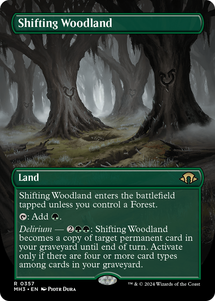 Shifting Woodland (Borderless) [Modern Horizons 3] - Magic: The Gathering - Card Brawlers | Quebec | Canada |