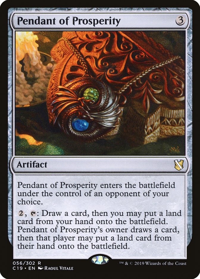 Pendant of Prosperity [Commander 2019] - Magic: The Gathering - Card Brawlers | Quebec | Canada |
