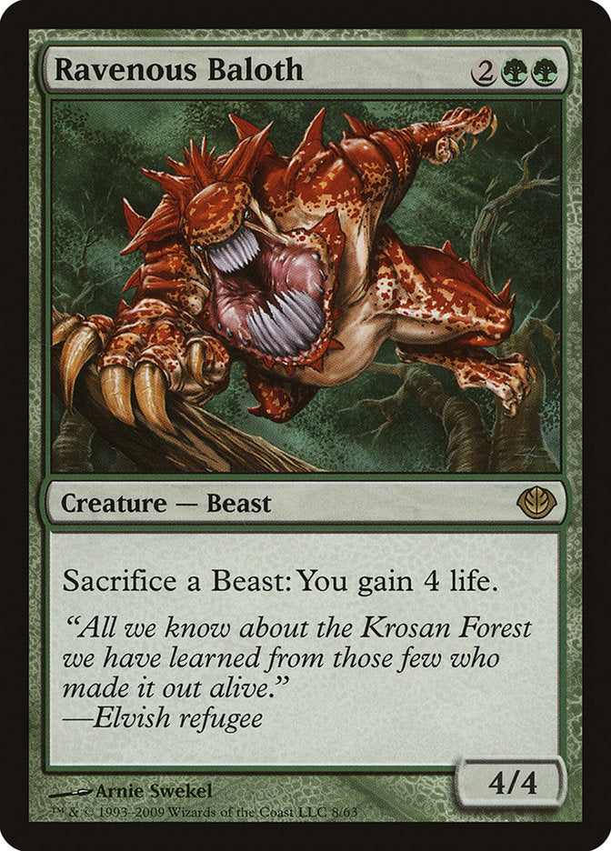 Ravenous Baloth [Duel Decks: Garruk vs. Liliana] - Magic: The Gathering - Card Brawlers | Quebec | Canada |