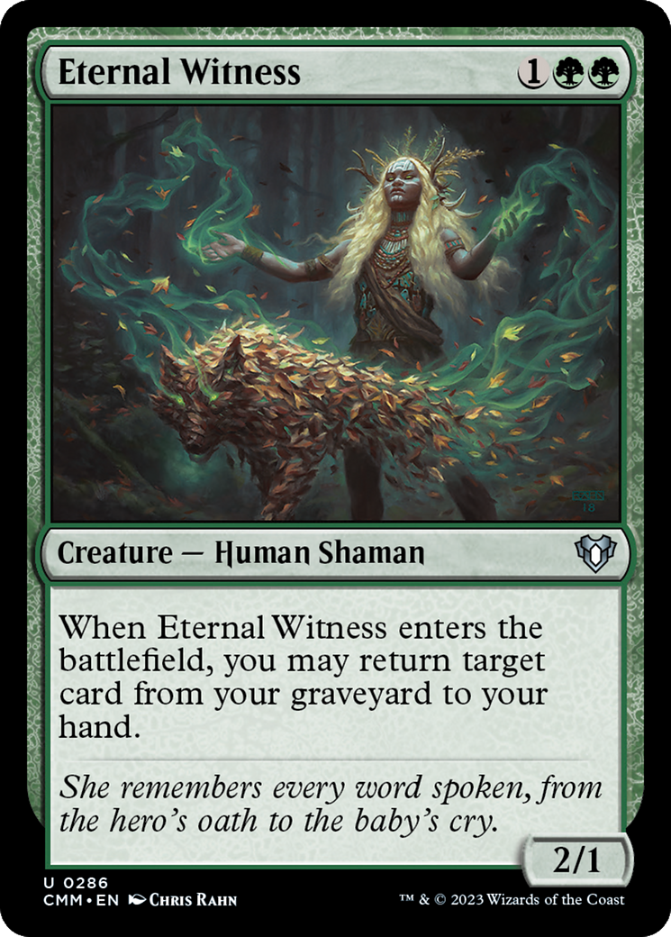 Eternal Witness [Commander Masters] - Magic: The Gathering - Card Brawlers | Quebec | Canada |