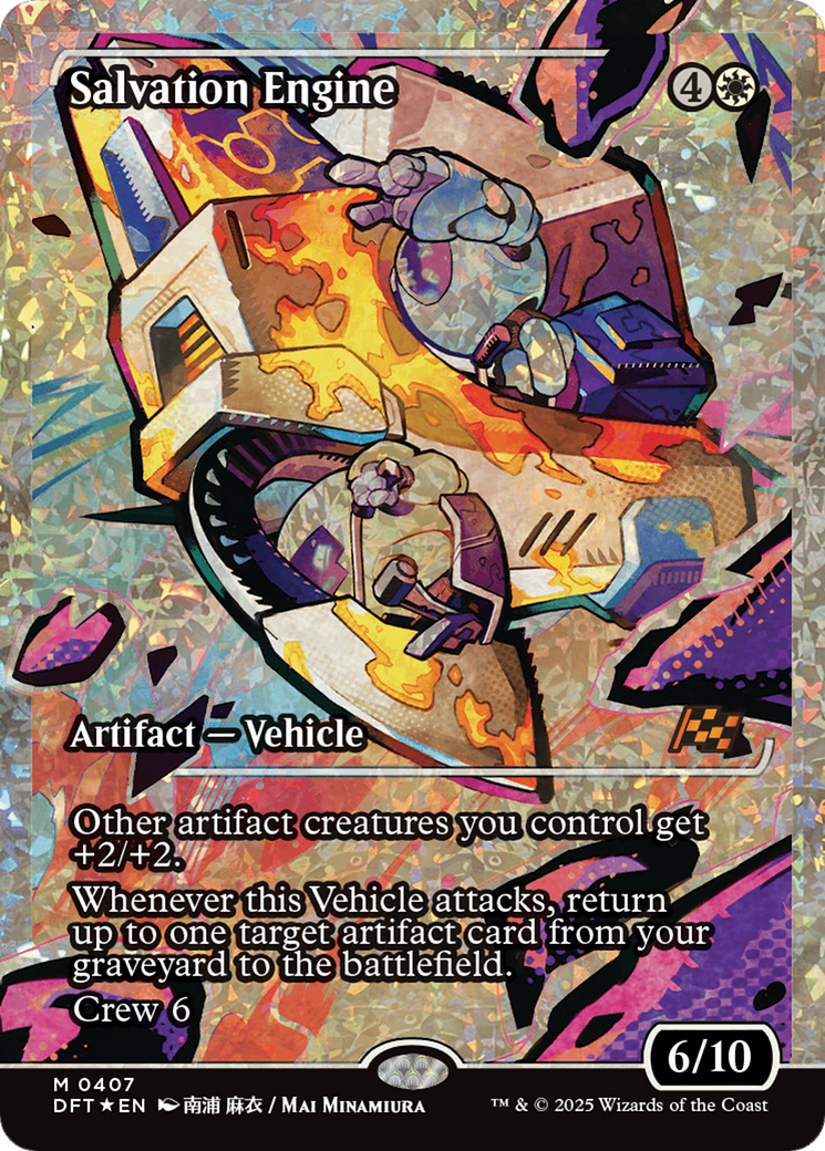 Salvation Engine (Showcase) (Fracture Foil) [Aetherdrift] - Magic: The Gathering - Card Brawlers | Quebec | Canada |