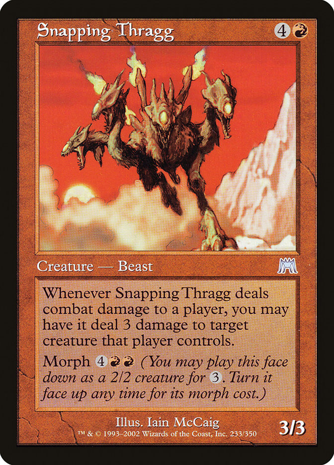 Snapping Thragg [Onslaught] - Magic: The Gathering - Card Brawlers | Quebec | Canada |