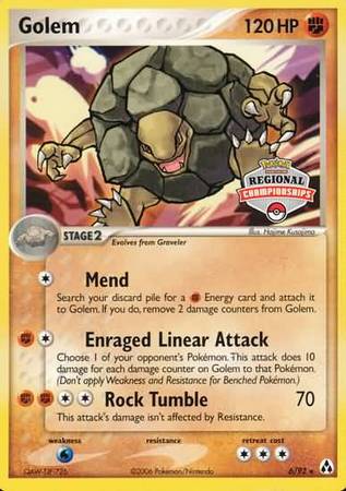 Golem (6/92) (Regional Championship Promo) [EX: Legend Maker] - Pokémon - Card Brawlers | Quebec | Canada |