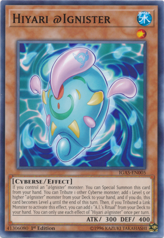 Hiyari @Ignister [IGAS-EN005] Common - Yu-Gi-Oh! - Card Brawlers | Quebec | Canada |