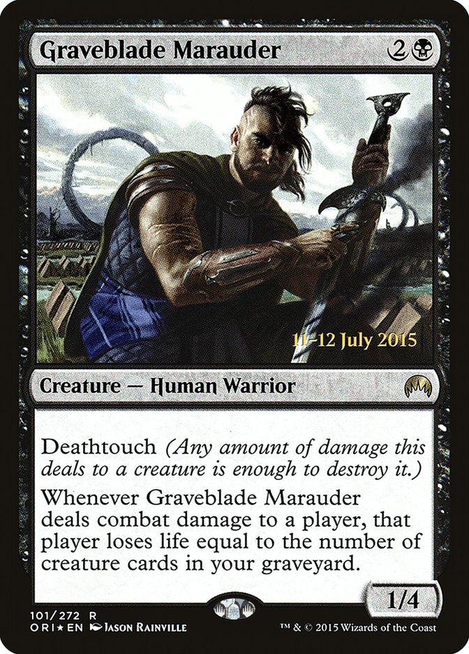 Graveblade Marauder [Magic Origins Prerelease Promos] - Magic: The Gathering - Card Brawlers | Quebec | Canada |