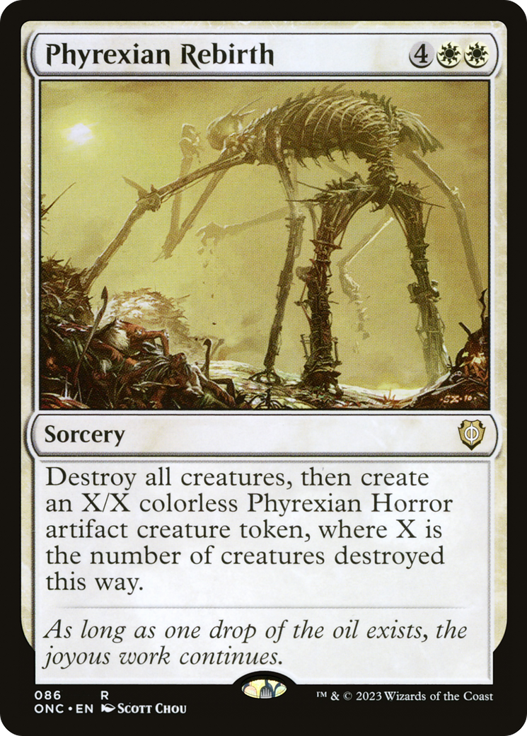 Phyrexian Rebirth [Phyrexia: All Will Be One Commander] - Magic: The Gathering - Card Brawlers | Quebec | Canada |