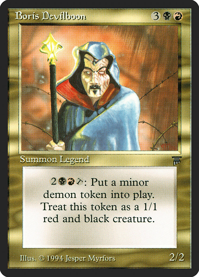 Boris Devilboon [Legends] - Magic: The Gathering - Card Brawlers | Quebec | Canada |